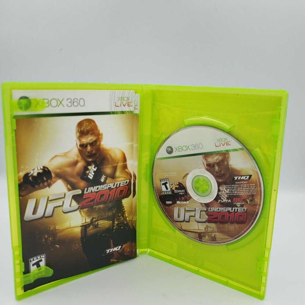 UFC Undisputed 2010 Microsoft Xbox 360 MMA Fighting Complete with Manual
